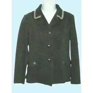 Cabi blazer jacket Small gray ponte knit style 3030 business casual